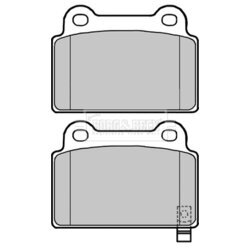 Sada brzdových platničiek kotúčovej brzdy BORG & BECK BBP2257