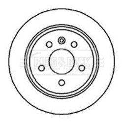 Brzdový kotúč BORG & BECK BBD4148
