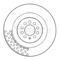 Brzdový kotúč BORG & BECK BBD4630