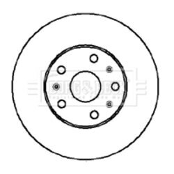 Brzdový kotúč BORG & BECK BBD4930