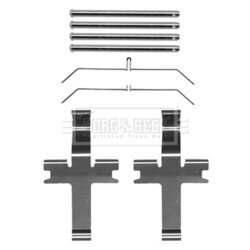 Sada príslušenstva obloženia kotúčovej brzdy BORG & BECK BBK1411
