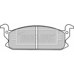 Sada brzdových platničiek kotúčovej brzdy BORG & BECK BBP1293