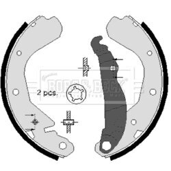 Sada brzdových čeľustí BORG & BECK BBS6101