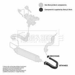 Hadica plniaceho vzduchu BORG & BECK BTH1403 - obr. 1