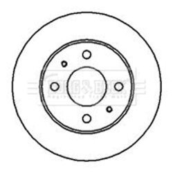 Brzdový kotúč BORG & BECK BBD4111