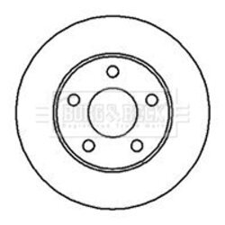 Brzdový kotúč BORG & BECK BBD4178