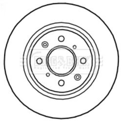 Brzdový kotúč BORG & BECK BBD4786