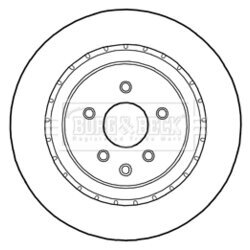 Brzdový kotúč BORG & BECK BBD5286