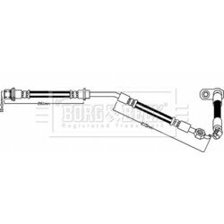 Brzdová hadica BORG & BECK BBH8340