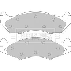 Sada brzdových platničiek kotúčovej brzdy BORG & BECK BBP1566