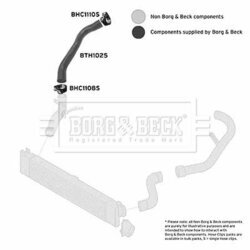 Hadica plniaceho vzduchu BORG & BECK BTH1026 - obr. 1