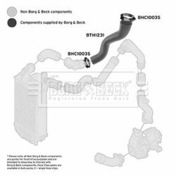 Hadica plniaceho vzduchu BORG & BECK BTH1231 - obr. 1