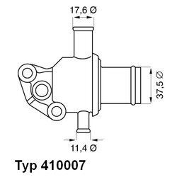 Termostat chladenia WAHLER 410007.87D