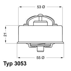 Termostat chladenia WAHLER 3053.75