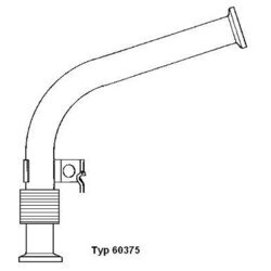 Potrubie EGR ventilu WAHLER 60375D