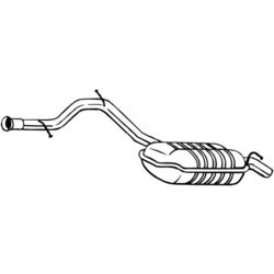 Koncový tlmič výfuku BOSAL 279-691