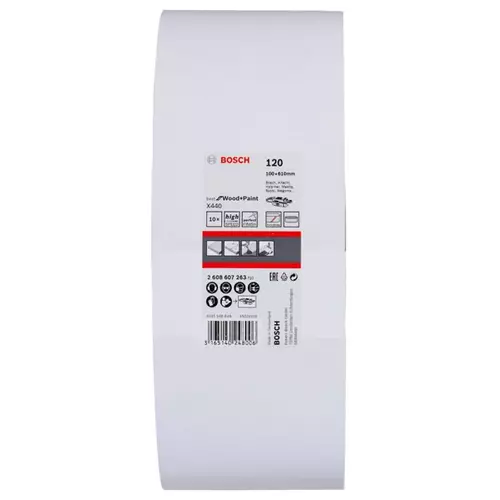 BOSCH Brúsny pás PRO X440, 100 × 610 mm, G120, 10 ks (14)