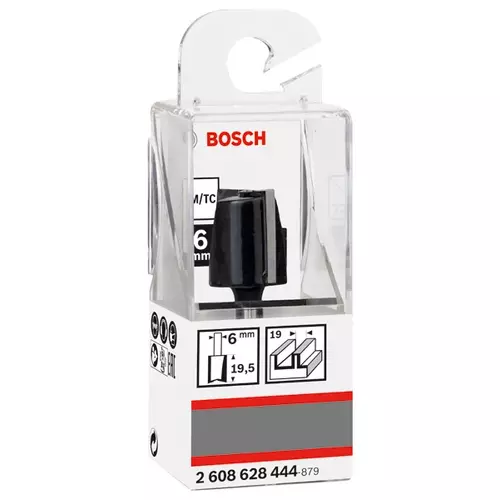 BOSCH Rovná fréza, 6 mm, d1 = 19 mm, l = 19,6 mm, g = 51 mm (3)