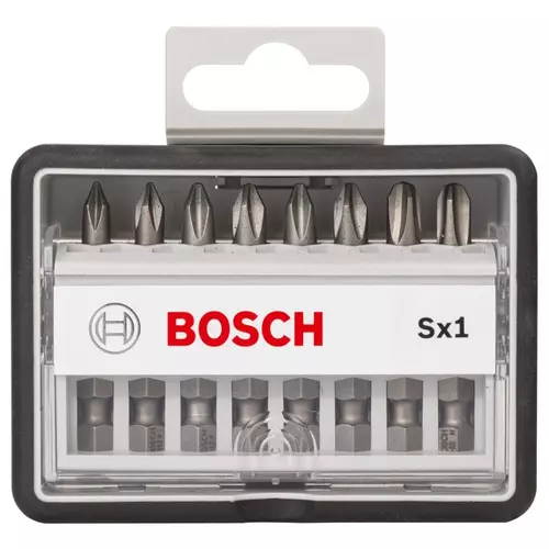 BOSCH 8-dielna sada skrutkovacích bitov Sx PH Robust Line, verzia Extra Hard (3)