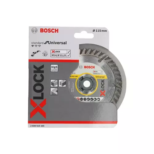 BOSCH Diamantový kotúč PRO Multi Material X-Lock, 115 x 22,23 mm, 22,23 mm (29)