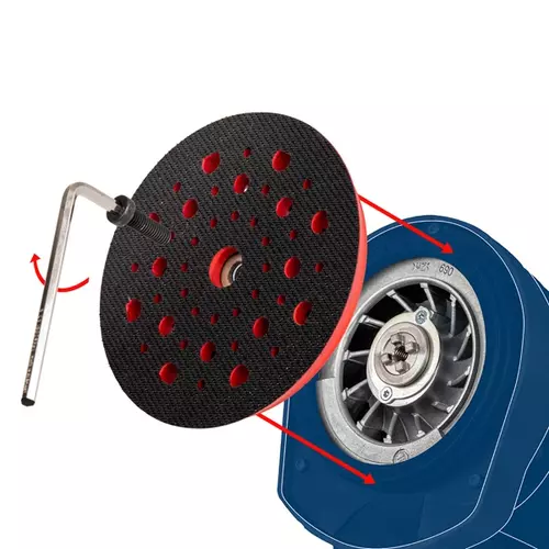 BOSCH Univerzálna brúsna podložka EXPERT Multihole, 125 mm, mäkká (18)