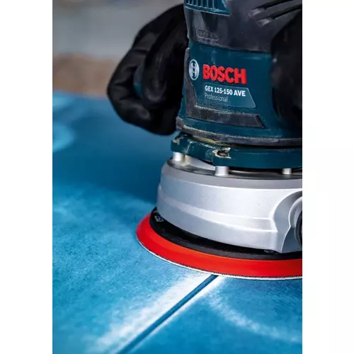 BOSCH Brúsny papier EXPERT C470 so 6 otvormi pre excentrické brúsky, 150 mm, zrnitosť 220, 50 ks (10)