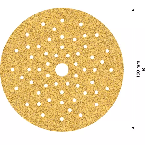 BOSCH Brúsny papier EXPERT C470 s viacerými otvormi pre excentrické brúsky, 150 mm, zrnitosť 40, 50 ks (4)