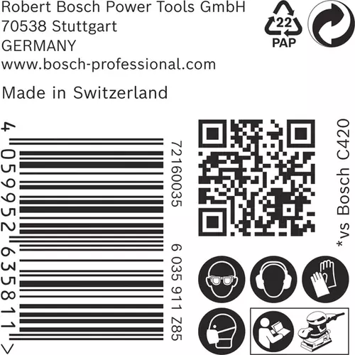 BOSCH Brúsna mriežka EXPERT M480, 80 × 133 mm, G 80, 50 ks (6)