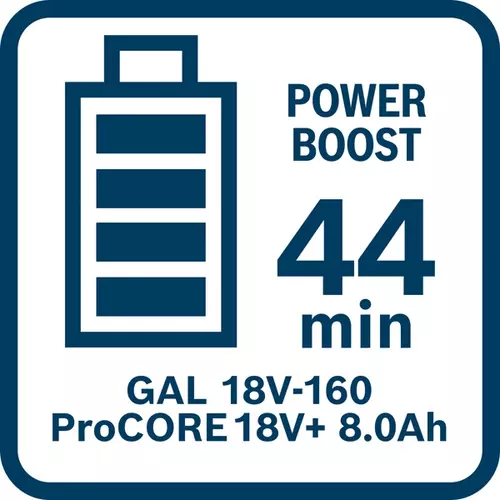 BOSCH 2× ProCORE18V+ 8.0Ah + GAL 18V-160 (11)