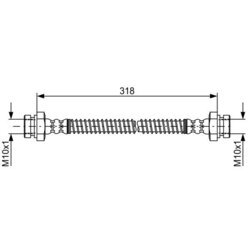 Brzdová hadica BOSCH 1 987 481 760 - obr. 4