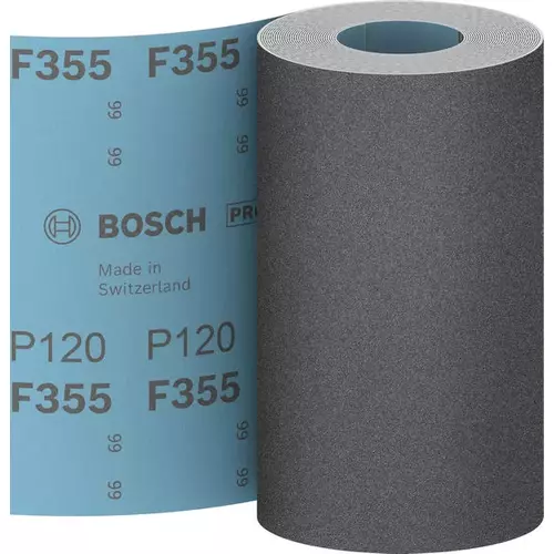 BOSCH Rolka brúsneho papiera PRO C355, 115 mm, 5 m, G120 (5)