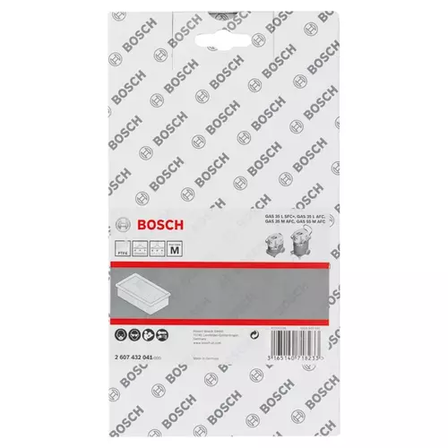 BOSCH Polytetrafluóretylénový plochý skladaný filter (3)