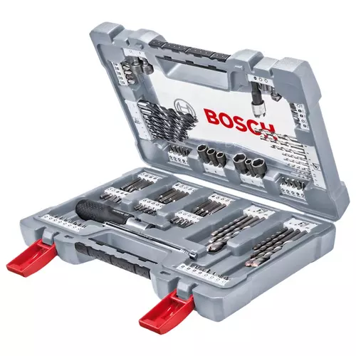 BOSCH 105-dielna sada vrtákov a skrutkovacích hrotov Premium X-Line