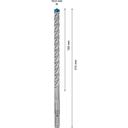 BOSCH Príklepový vrták EXPERT SDS plus-7X, 10 x 150 x 215 mm, 30 ks