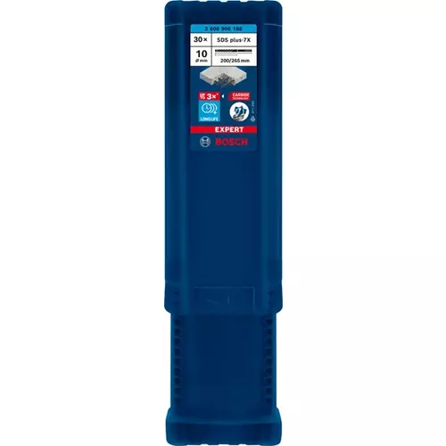 BOSCH Príklepový vrták EXPERT SDS plus-7X, 10 x 200 x 265 mm, 30 ks (2)