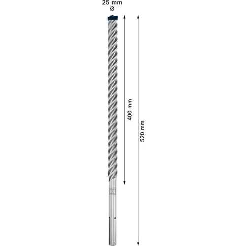 BOSCH Príklepový vrták EXPERT SDS max-8X, 25 x 400 x 520 mm