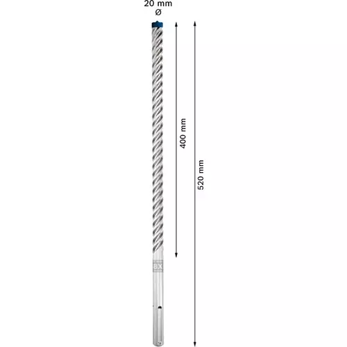 BOSCH Príklepový vrták EXPERT SDS max-8X 20 x 400 x 520 mm, 5 ks