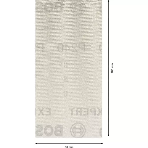 BOSCH Brúsny papier EXPERT M480 pre orbitálne brúsky, 93 x 186 mm, zrnitosť 240, 50 ks (4)