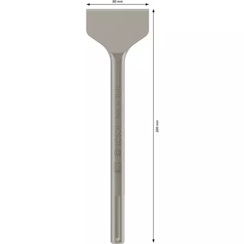 BOSCH Sekáč na dlaždice PRO SDS max-4C, 80 x 300 mm (4)