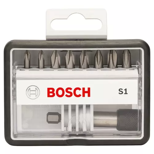 BOSCH 8+1-dielna sada skrutkovacích bitov S PH Robust Line, verzia Extra Hard (3)