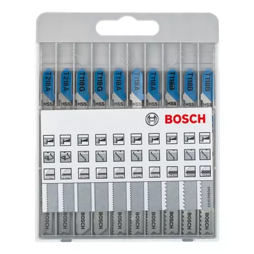 BOSCH 10-dielna sada pílových listov do priamočiarych píl Basic for Metal (3)