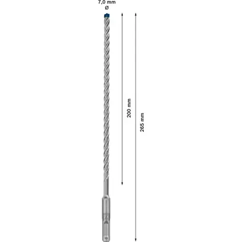 BOSCH Príklepový vrták EXPERT SDS plus-7X, 7 x 200 x 265 mm