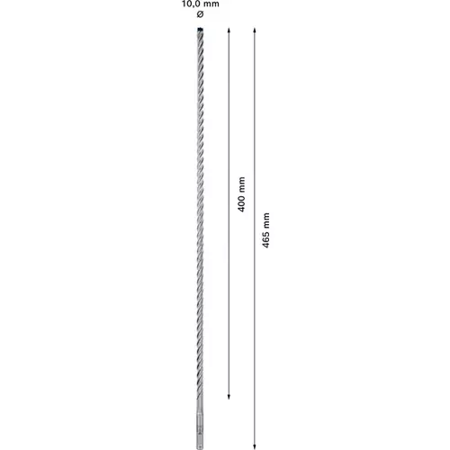 BOSCH Príklepový vrták EXPERT SDS plus-7X, 10 × 550 × 600 mm