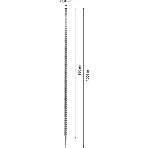 BOSCH Príklepový vrták EXPERT SDS plus-7X, 22 x 950 x 1000 mm