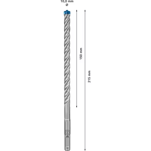 BOSCH Príklepový vrták EXPERT SDS plus-7X, 10 x 150 x 215 mm, 10 ks.