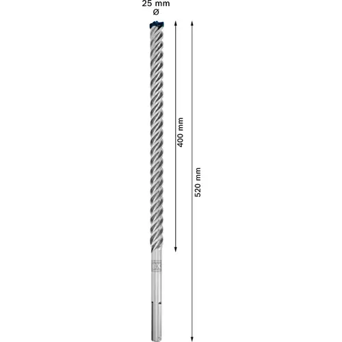 BOSCH Príklepový vrták EXPERT SDS max-8X 25 x 400 x 520 mm, 5 ks