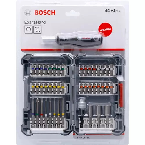 BOSCH 45-dielna prispôsobiteľná sada skrutkovacích bitov (3)