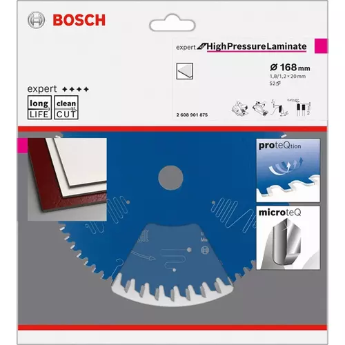 BOSCH Expert for High Pressure Laminate 168 x 20 x 1,8/1,2 mm, T52 (2)