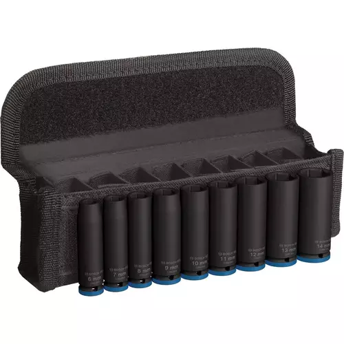 BOSCH Sada nástrčných kľúčov PRO Impact Socket Set, 1/4