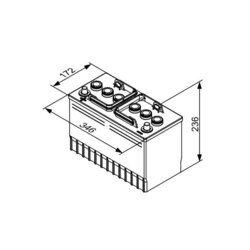 Štartovacia batéria BOSCH 0 092 T30 350 - obr. 4